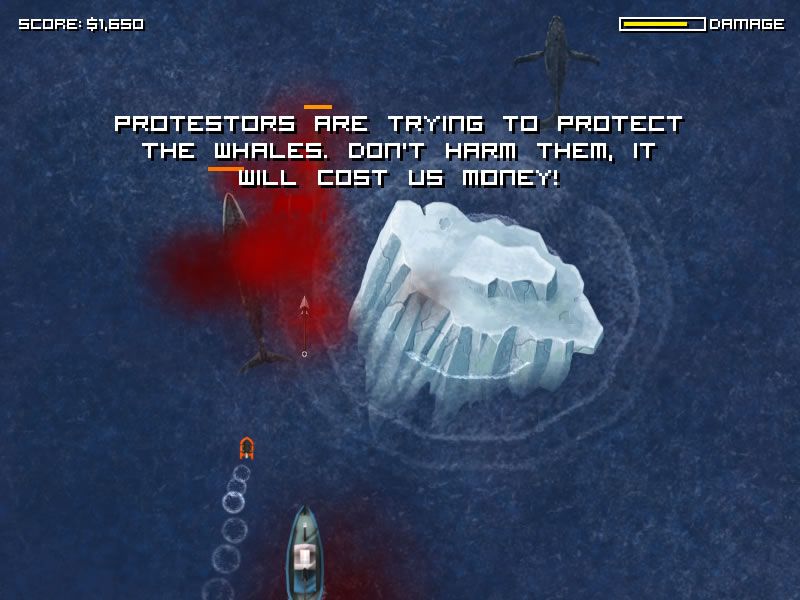 Harpooned (Windows) screenshot: And icebergs, for that matter.