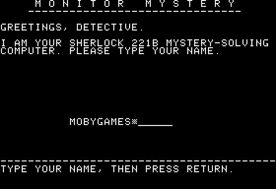 Microzine #23 (Apple II) screenshot: Math Mall - Monitor Mystery
