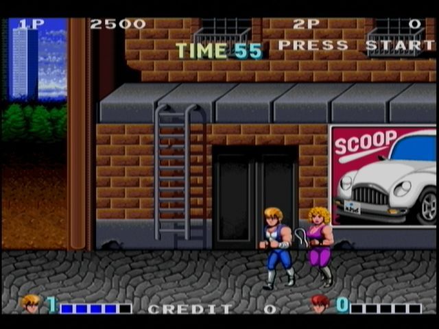 Screenshot of Double Dragon (Arcade, 1987) - MobyGames