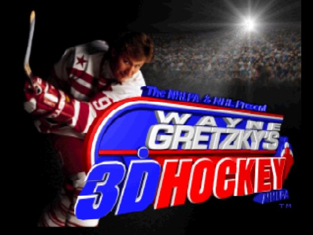 Wayne Gretzky's 3D Hockey (Nintendo 64) screenshot: Title screen