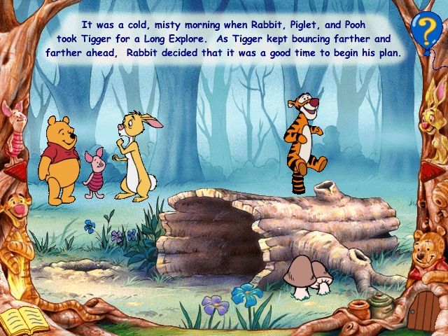 Screenshot Of Disney S Animated Storybook Winnie The Pooh And Tigger Too Windows 1999 Mobygames