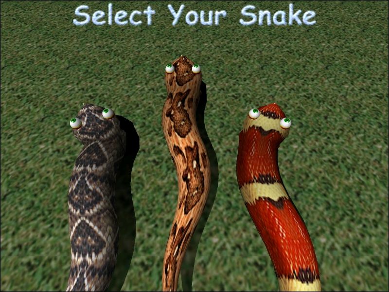 AxySnake (Windows) screenshot: Select your snake.