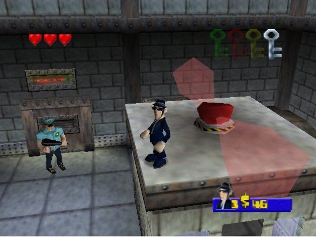 Blues Brothers 2000 (Nintendo 64) screenshot: Escape!