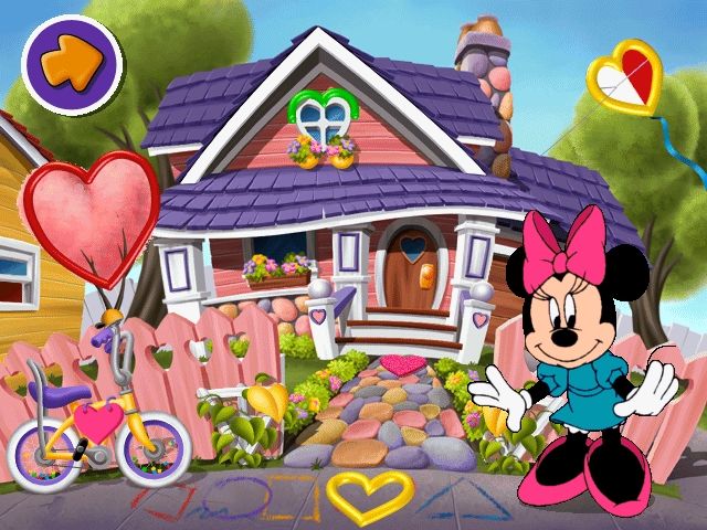 Disney's Mickey Mouse Toddler (Windows) screenshot: As the player mouses over a shape it grows an outline