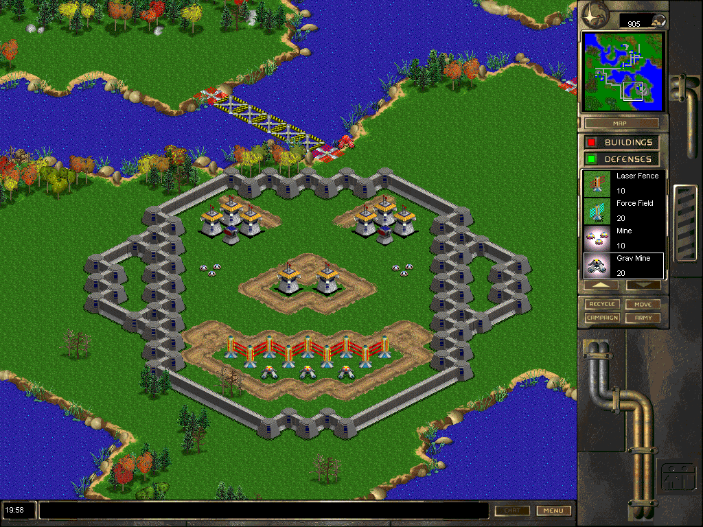 Fallen Haven: Liberation Day (Windows) screenshot: Maybe the player prefers to build a face :-)