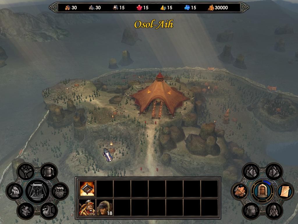 Heroes of Might and Magic V: Tribes of the East (Windows) screenshot: The Stronghold