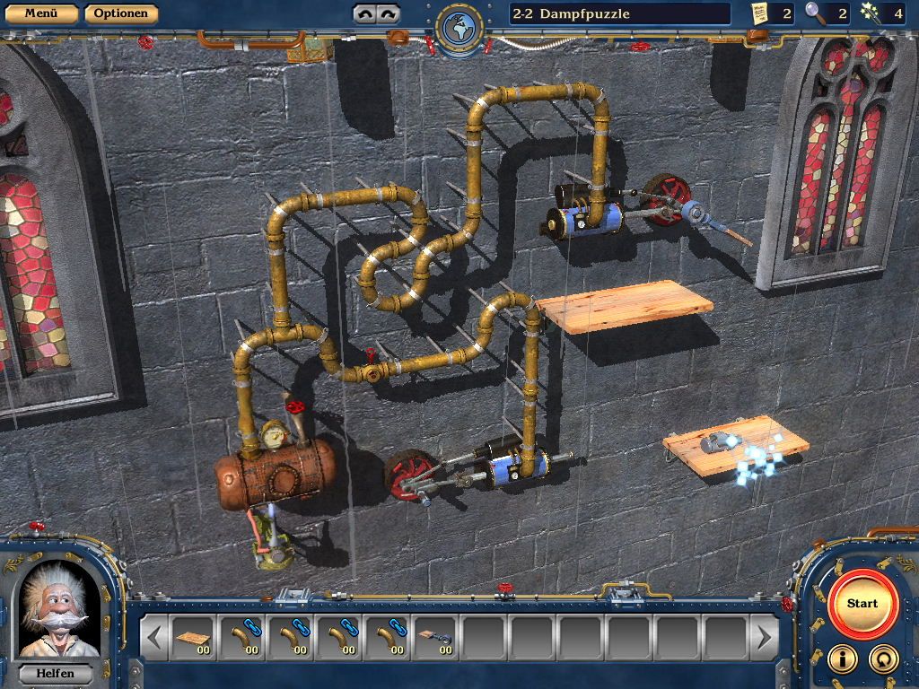 Crazy Machines 2 (Windows) screenshot: Steampunk