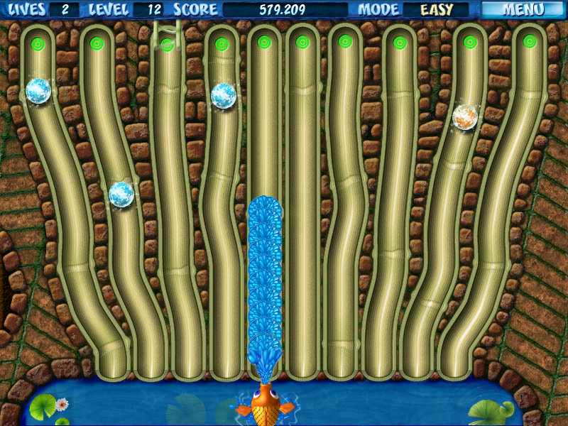 Splash (Windows) screenshot: Frozen balls