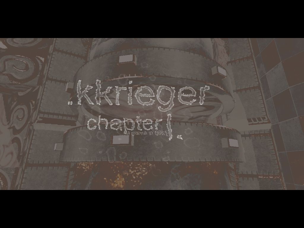 .kkrieger: Chapter 1 (Windows) screenshot: Title screen