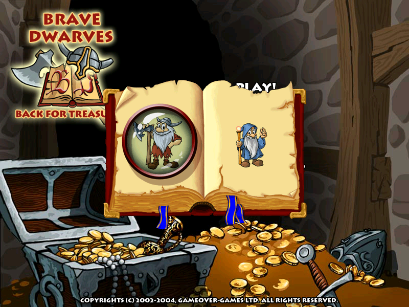 Brave Dwarves: Back for Treasures (Windows) screenshot: Choose your dwarf!