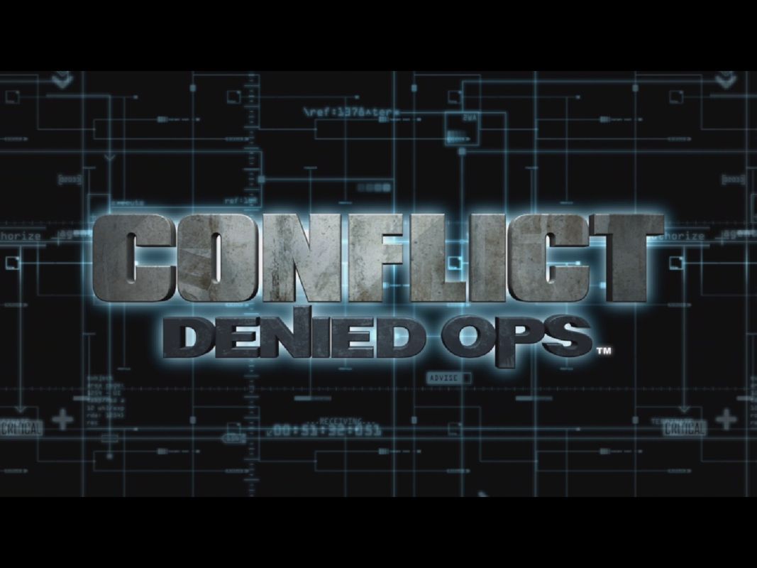 Conflict: Denied Ops (Windows) screenshot: Splash screen