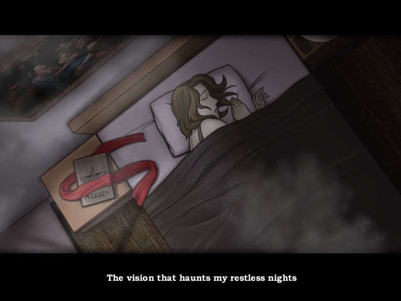 Cate West: The Vanishing Files (Windows) screenshot: Every night Cate has the same dream...