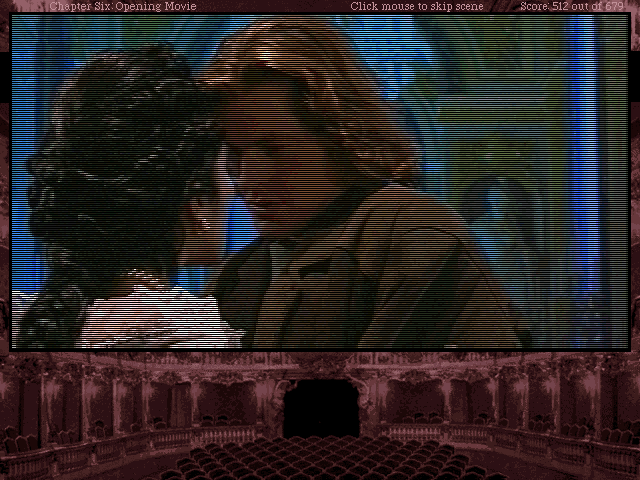 The Beast Within: A Gabriel Knight Mystery (DOS) screenshot: Yup, these things happen only in dreams.