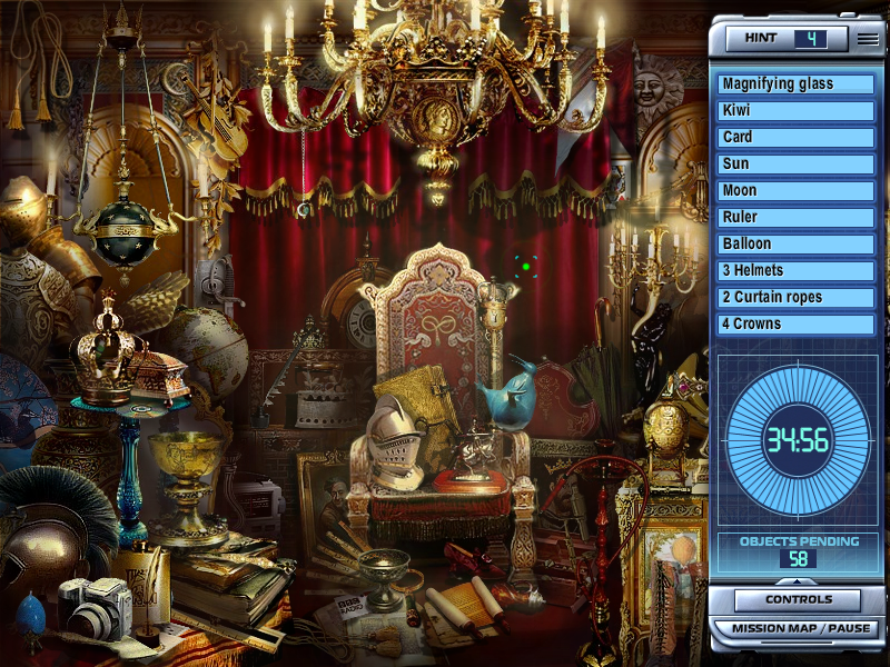Interpol: The Trail of Dr. Chaos (Windows) screenshot: Buckingham Palace sure looks messy!