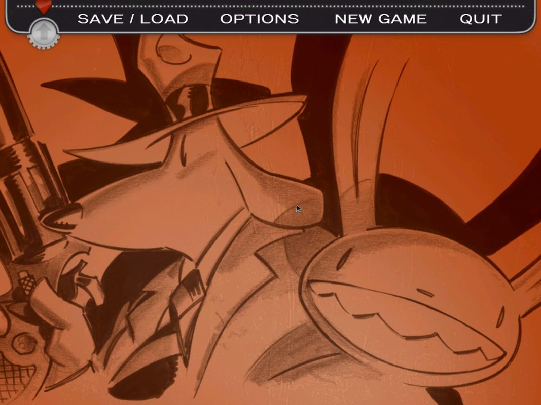 Sam & Max: Season Two - Night of the Raving Dead (Windows) screenshot: Main menu