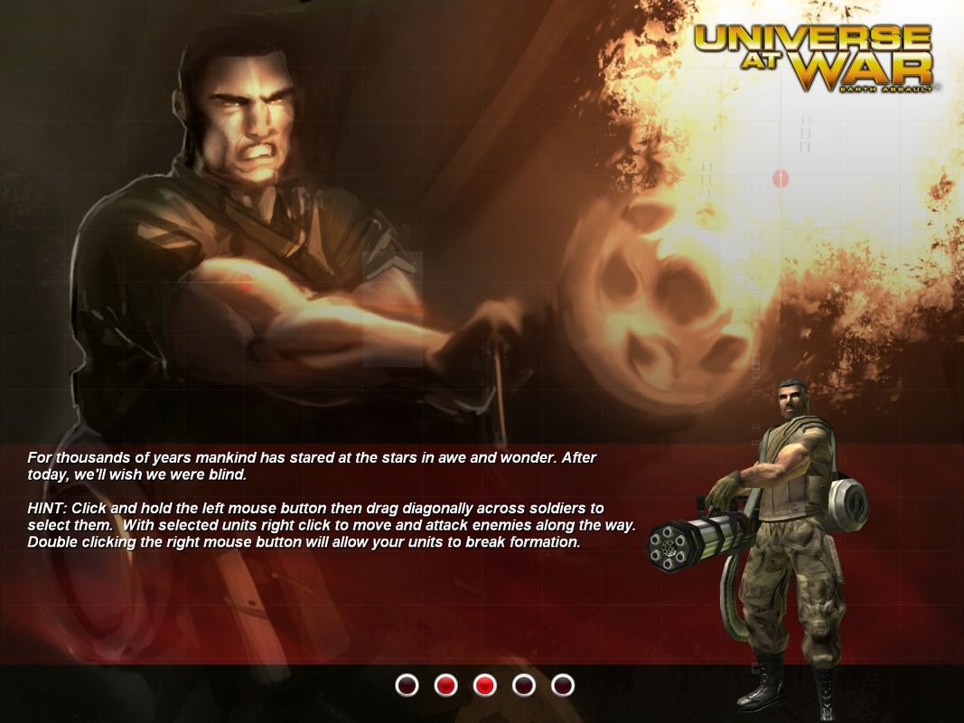 Universe at War: Earth Assault (Windows) screenshot: Loading screen