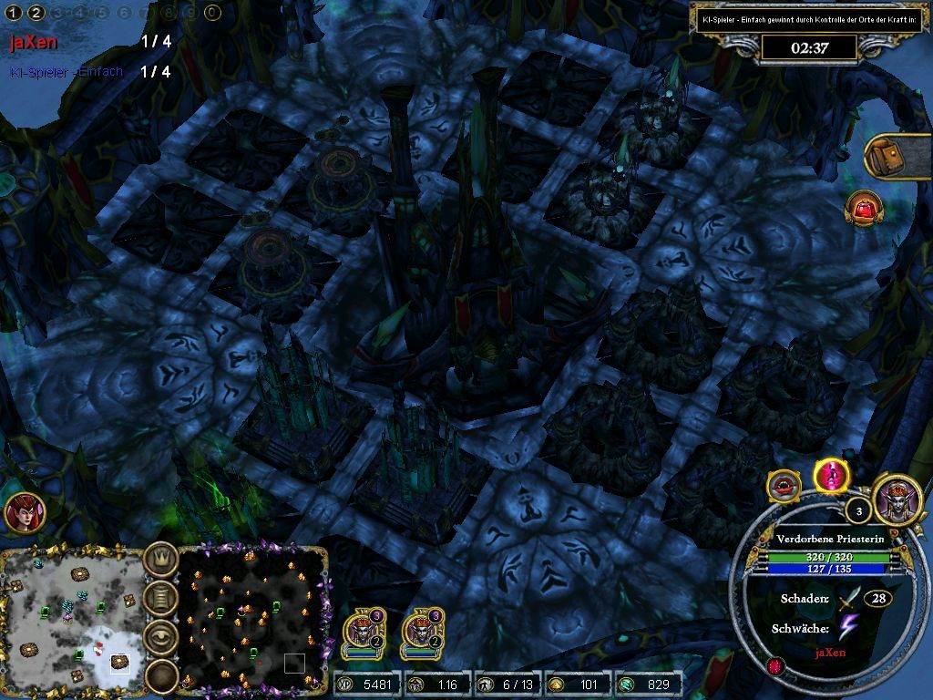 Dungeons & Dragons: Dragonshard (Windows) screenshot: An Umbragen base