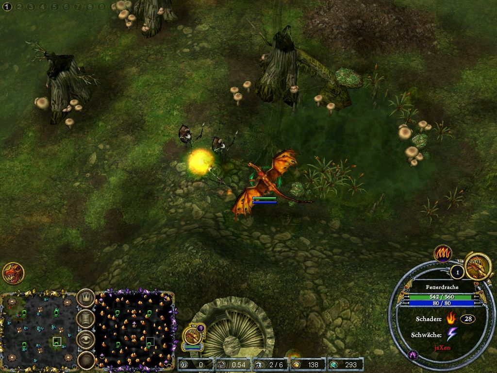 Dungeons & Dragons: Dragonshard (Windows) screenshot: Hunting some "neutral" monsters.