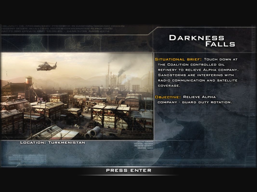 Frontlines: Fuel of War (Windows) screenshot: Loading Screen