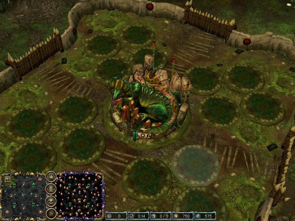 Dungeons & Dragons: Dragonshard (Windows) screenshot: Lizardvolk base