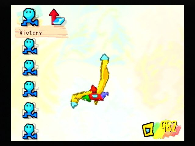Magic Pengel: The Quest for Color (PlayStation 2) screenshot: Check out how your doodle will move.