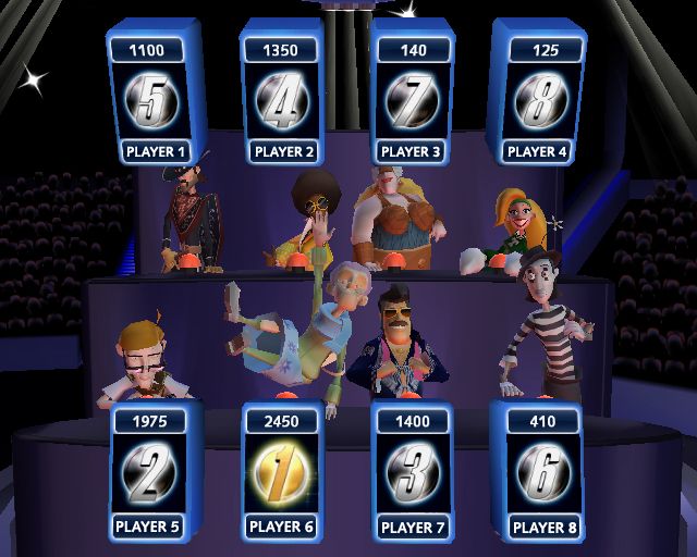 Buzz! The Hollywood Quiz (PlayStation 2) screenshot: 8 Players