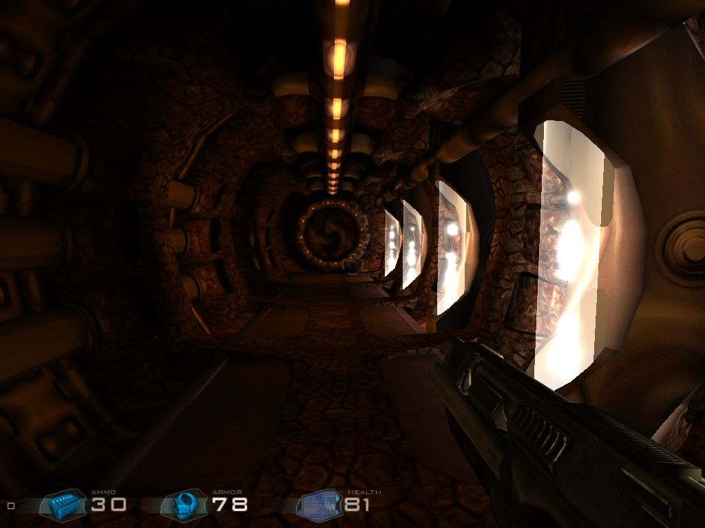 Kreed (Windows) screenshot: Inside the mysterious alien craft