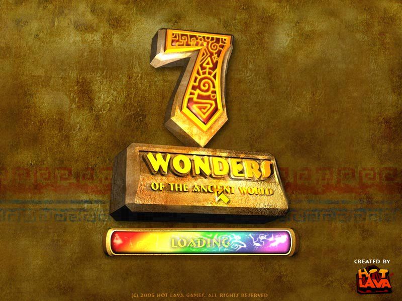 <small>7 Wonders of the Ancient World (Windows) screenshot:</small><br> Loading screen