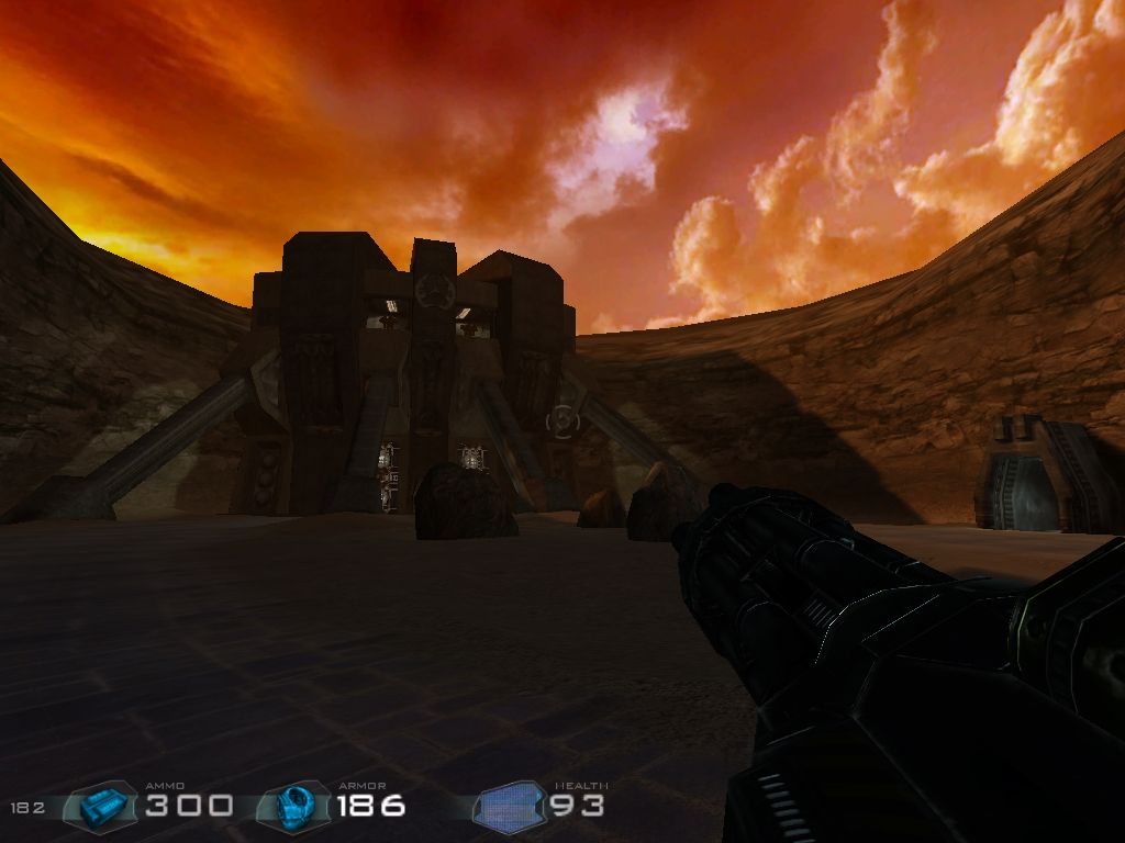 Kreed (Windows) screenshot: Sunset on Burg
