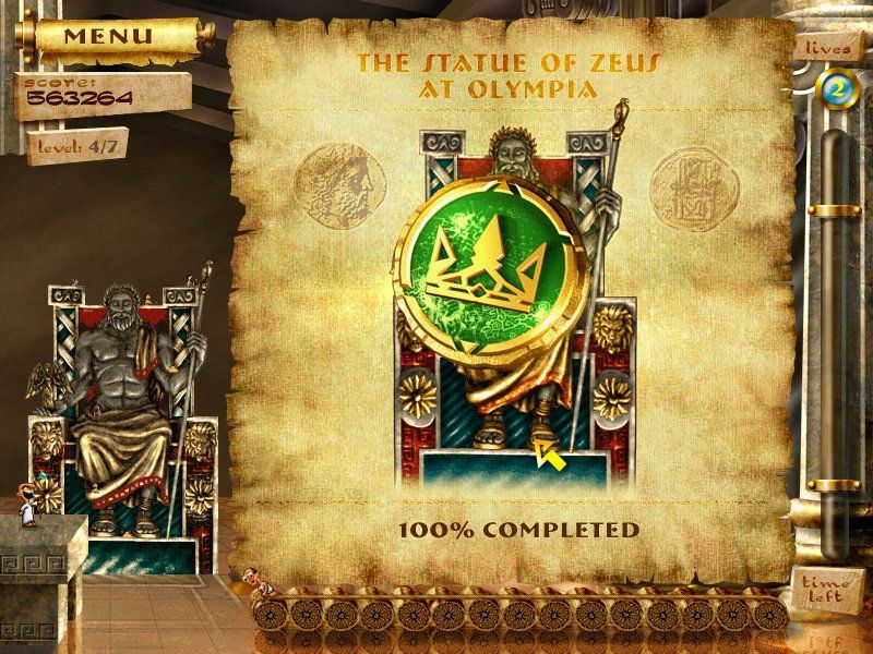 7 Wonders of the Ancient World (Windows) screenshot: Statue complete