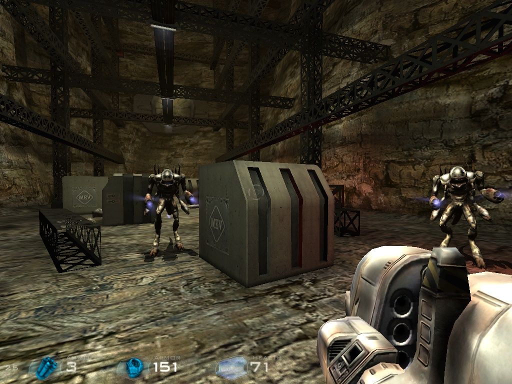 Kreed: Battle for Savitar (Windows) screenshot: There are lots of these guys, but they're fun to fight.