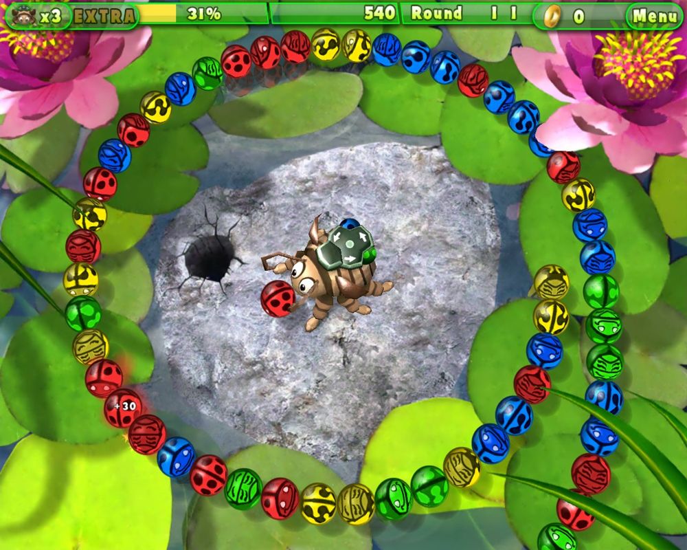 Tumblebugs 2 (Windows) screenshot: Game start
