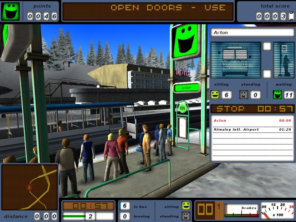 Bus Driver (Windows) screenshot: Customers!