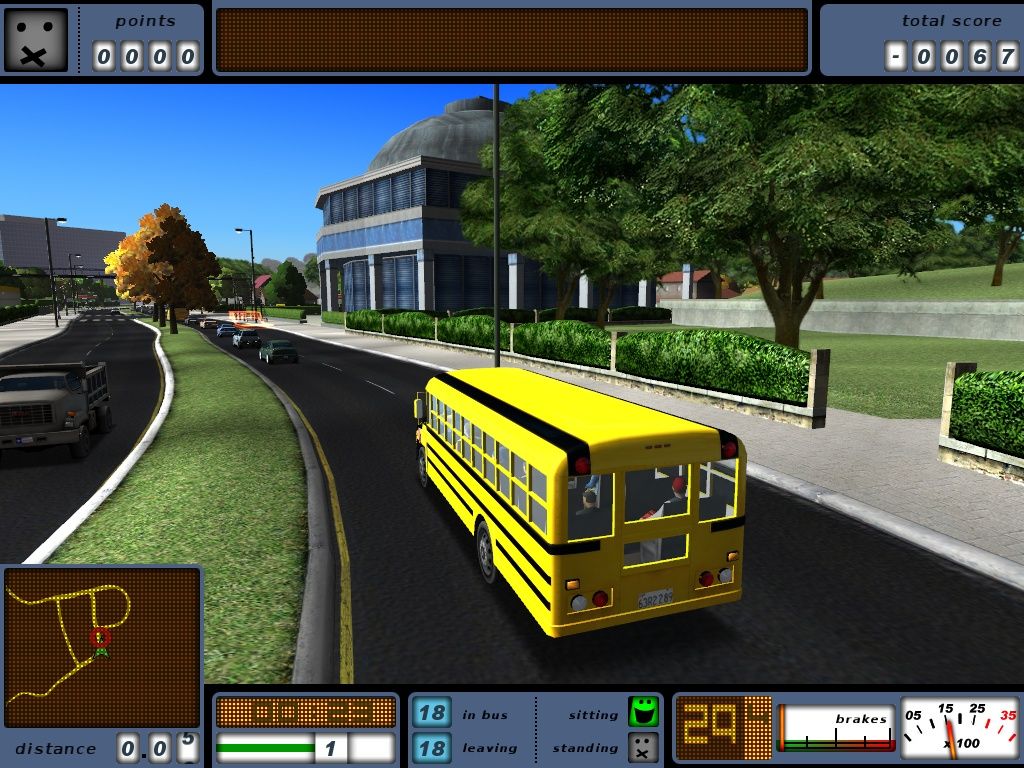 Bus Driver (Windows) screenshot: Off to school we go...