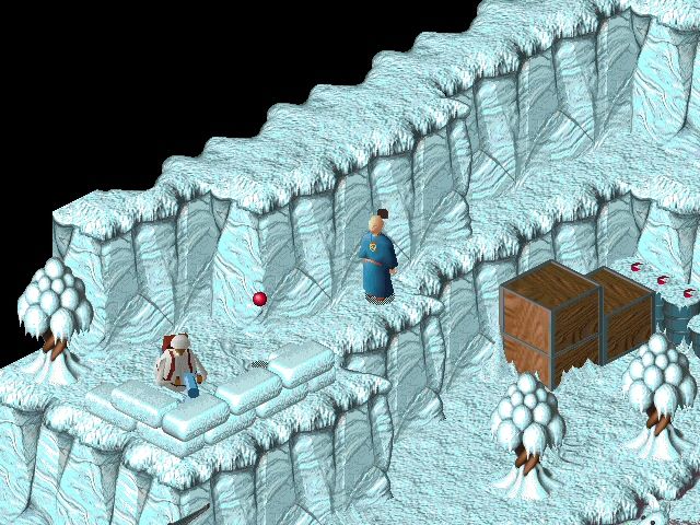 Relentless: Twinsen's Adventure (DOS) screenshot: Welcome to the Hamalayi mountains!