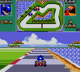 Sonic Drift 2 (Game Gear) screenshot: Emerald Hill 1