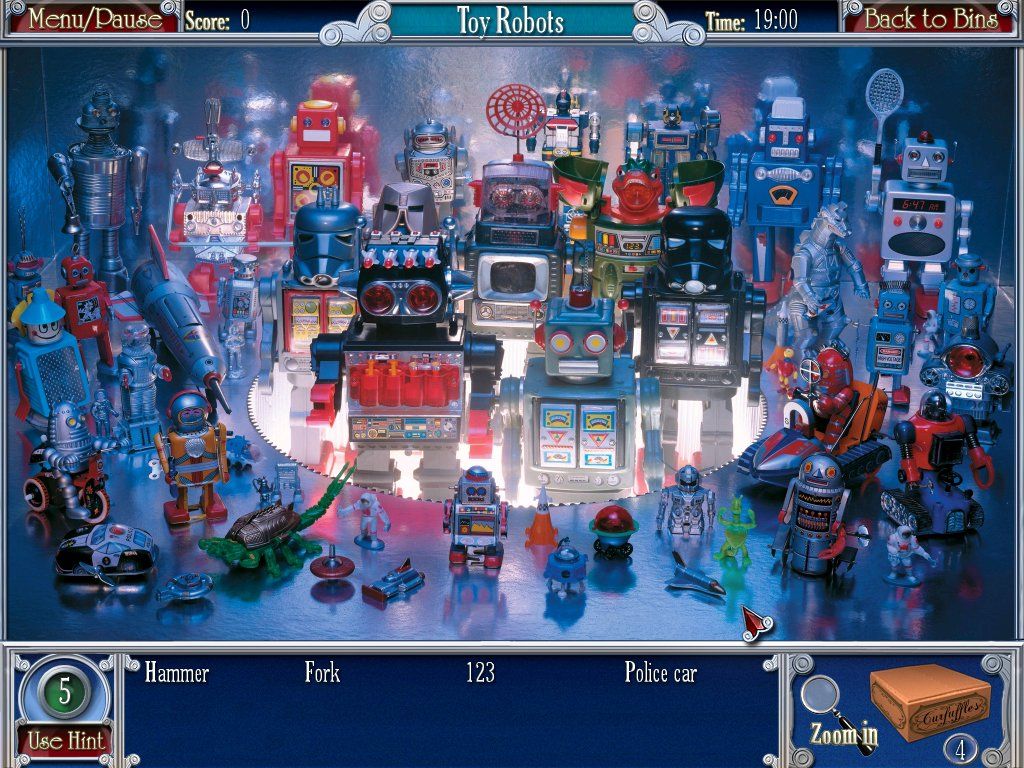Can You See What I See?: Curfuffle's Collectibles (Windows) screenshot: Toy robots