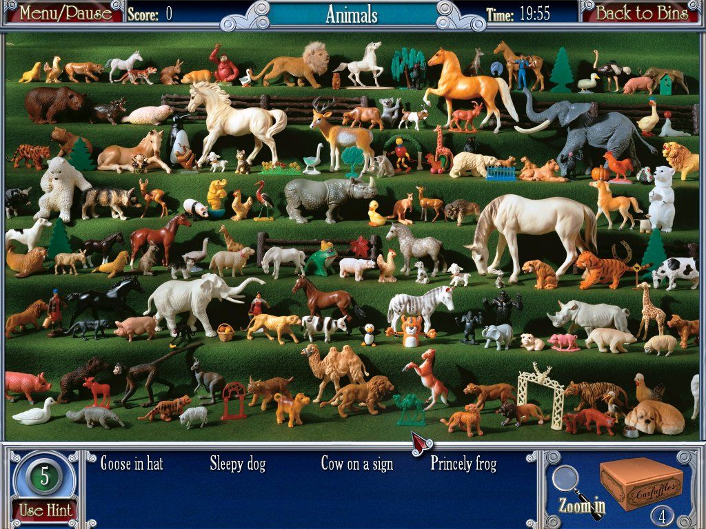 Can You See What I See?: Curfuffle's Collectibles (Windows) screenshot: Animals