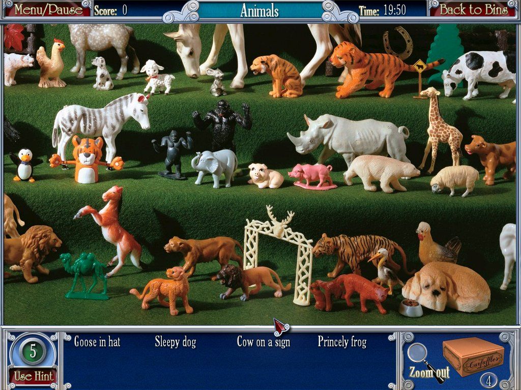 Can You See What I See?: Curfuffle's Collectibles (Windows) screenshot: Animals zoom