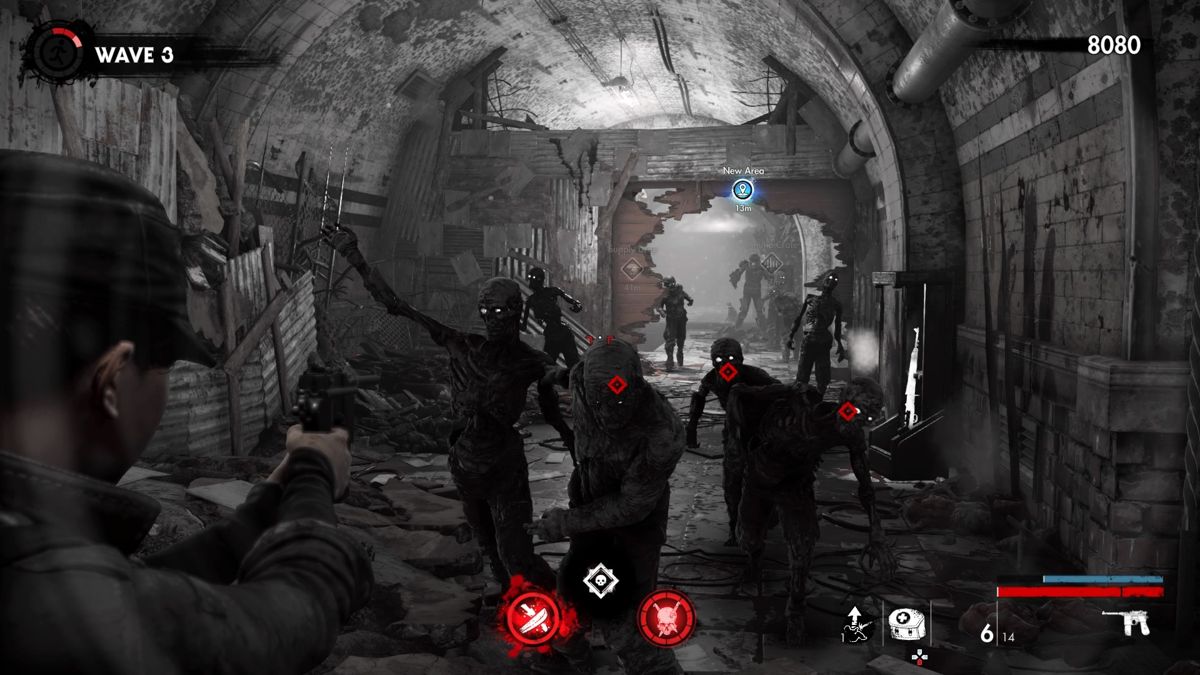 Zombie Army 4: Dead War (PlayStation 4) screenshot: Handgun Special Ability