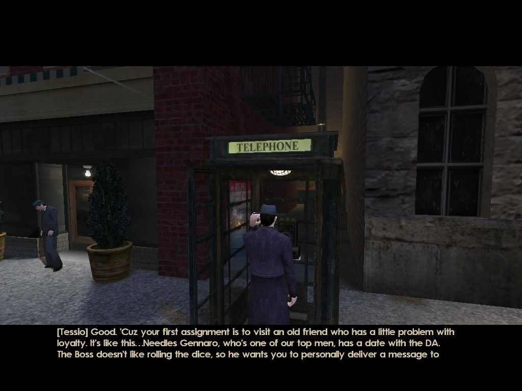 Mob Enforcer (Windows) screenshot: Your mission, if you choose to accept it: Whack a stool pigeon.