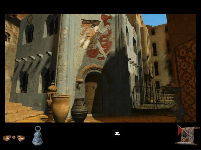 Reah: Face the Unknown (Windows) screenshot: An alley in the city