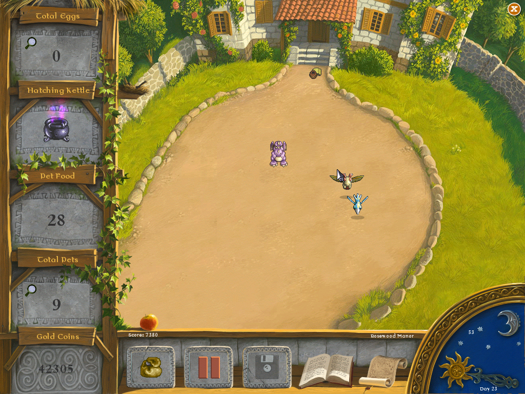 Grimm's Hatchery (Windows) screenshot: The magnificent Rosewood Manor.