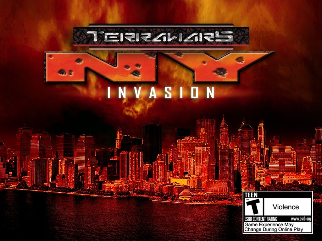 Terrawars: NY Invasion (Windows) screenshot: Title screen