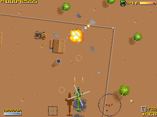 Seek and Destroy (DOS) screenshot: In-game