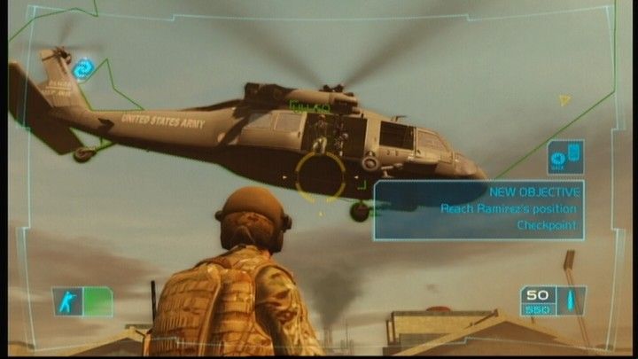 Tom Clancy's Ghost Recon: Advanced Warfighter (Xbox 360) screenshot: You're on your own now, soldier.