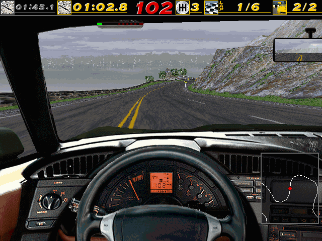 Screenshot of The Need for Speed: Special Edition (DOS, 1996) - MobyGames