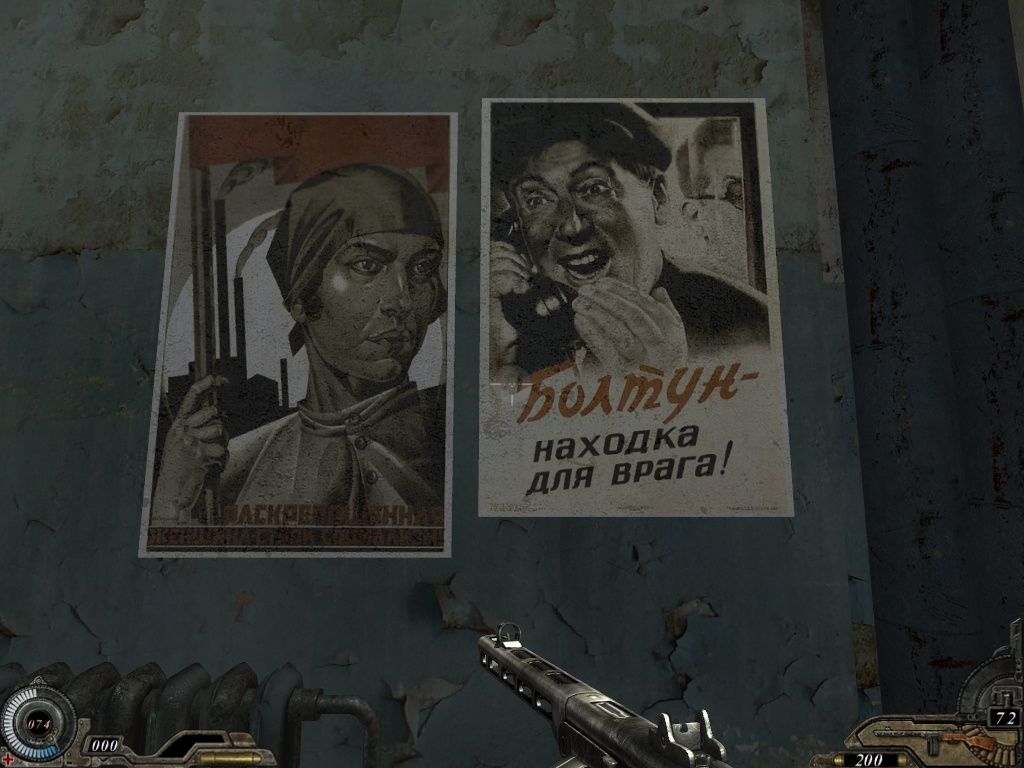 The Stalin Subway: Red Veil (Windows) screenshot: More propaganda posters