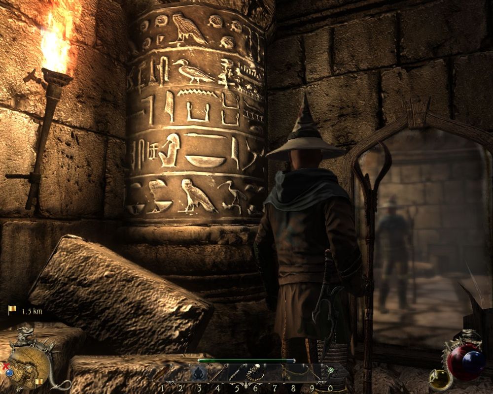 Two Worlds II (Windows) screenshot: Nope, not in a tomb anymore. That's inside the sewers, strangely enough.