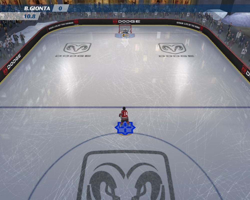 NHL 07 (Windows) screenshot: Shoot out mini-game